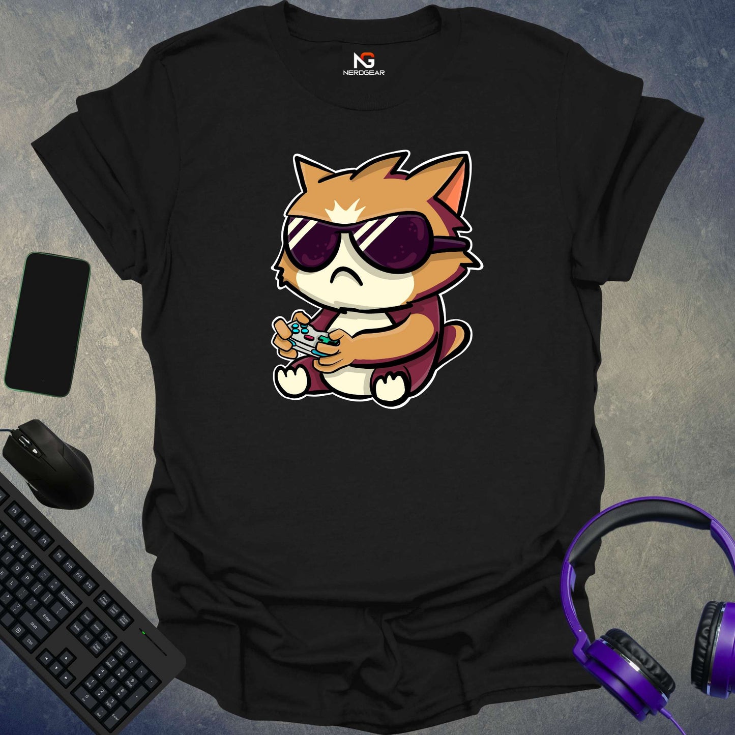 Cat Gamer T-Shirt