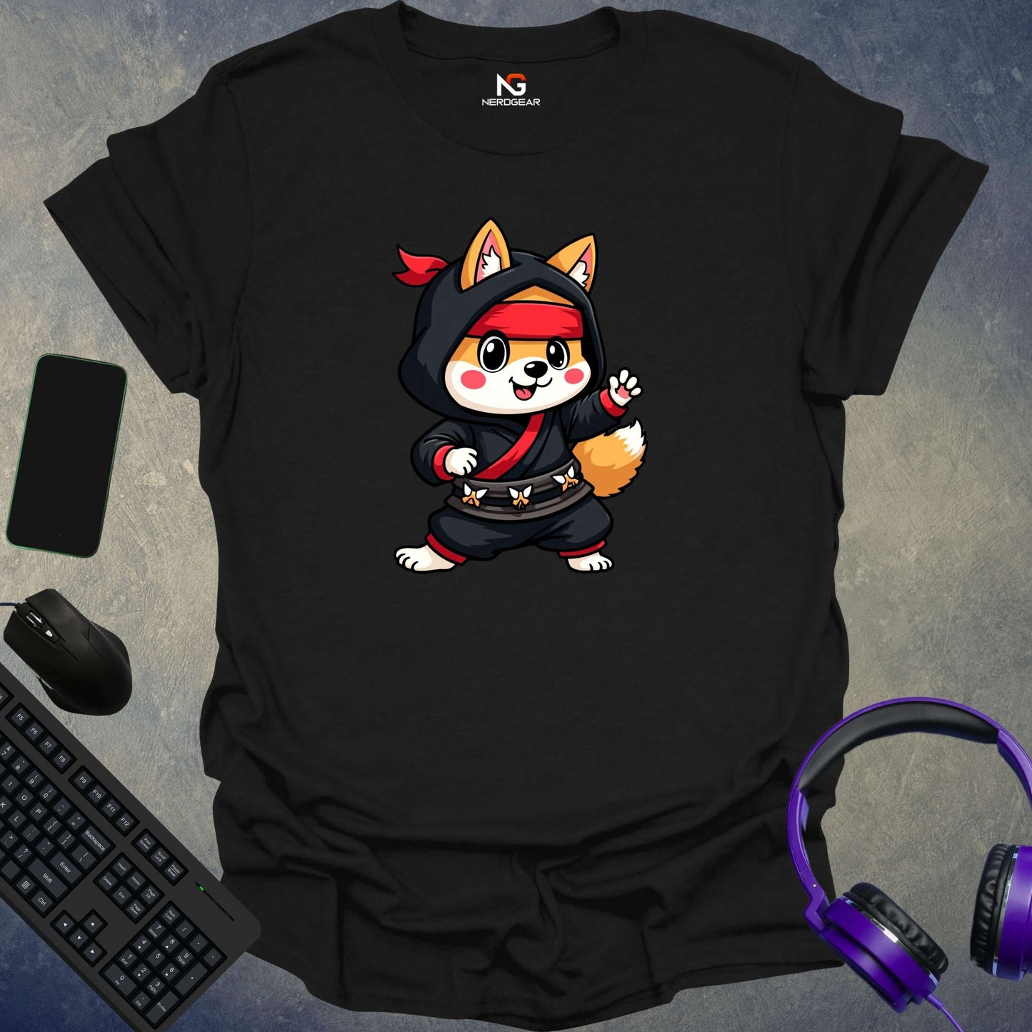 Ninja Shiba Inu T-Shirt