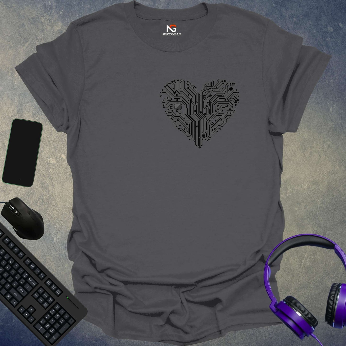 Motherboard Heart T-Shirt