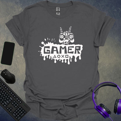 Gamer Skeleton Hand T-Shirt