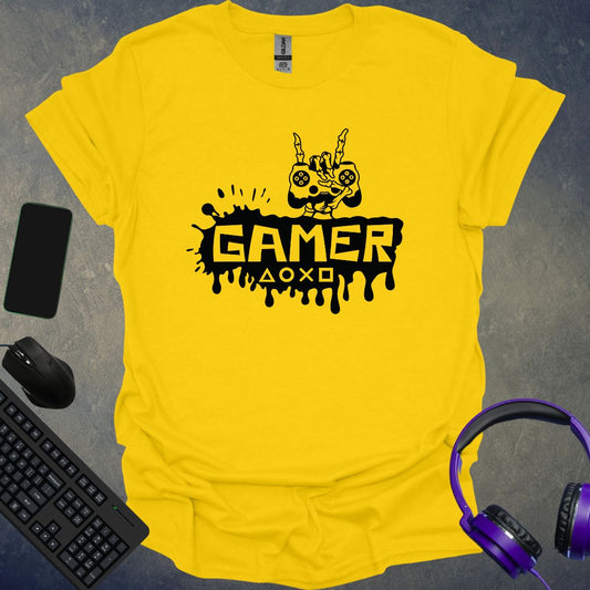 Gamer Skeleton Hand T-Shirt