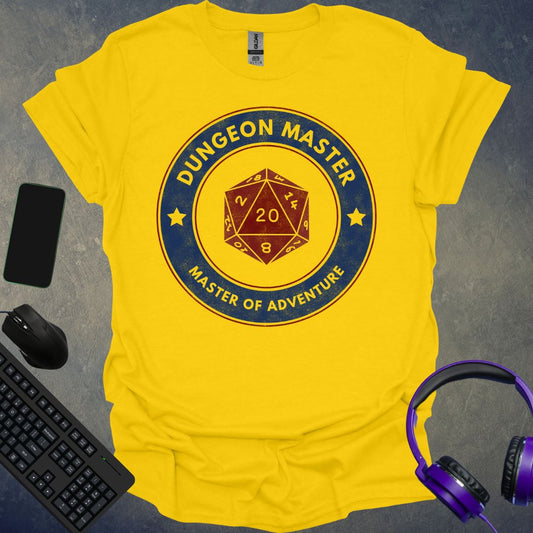 Dungeon Master Master Of Adventure T-Shirt