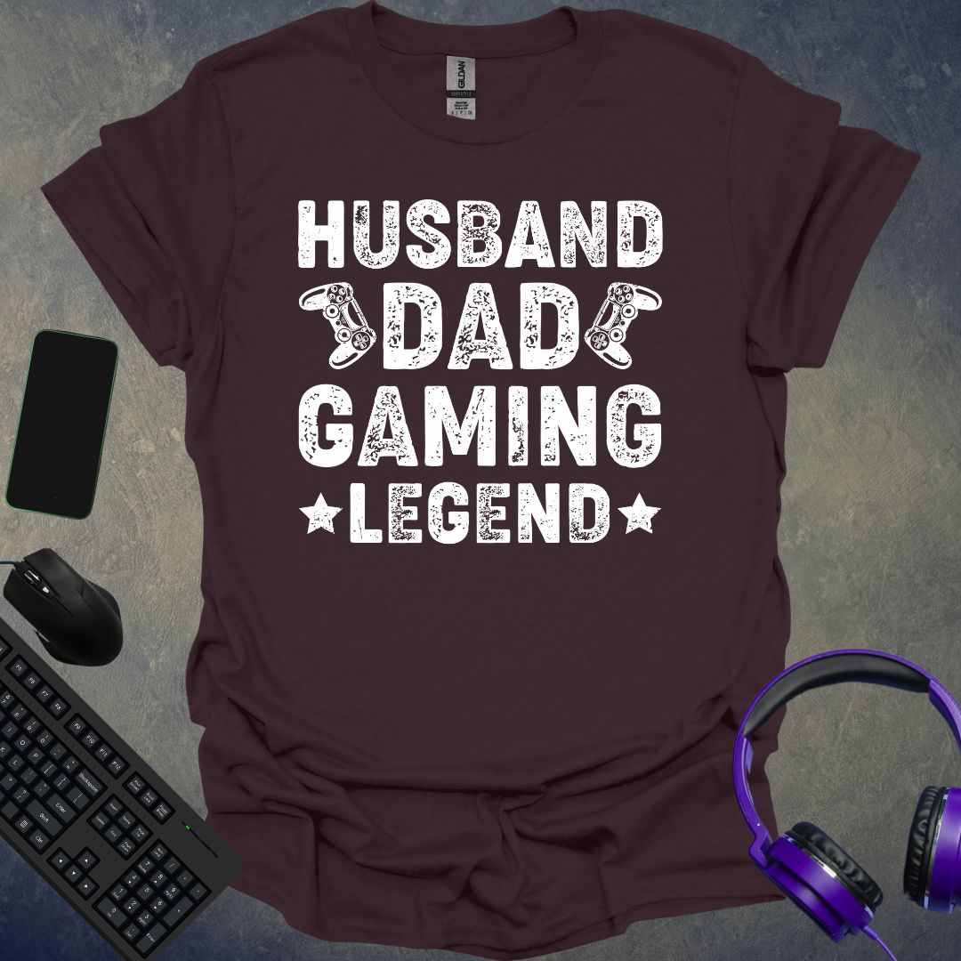 Husband Dad Gaming Legend T-Shirt