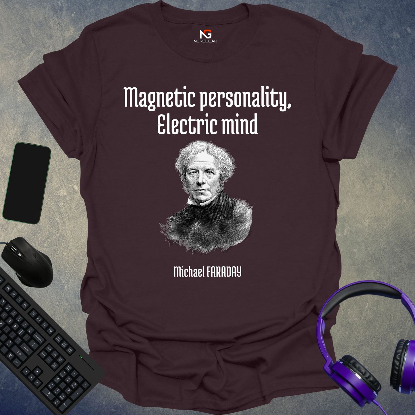 Faraday - Magnetic Personality, Electric Mind T-Shirt