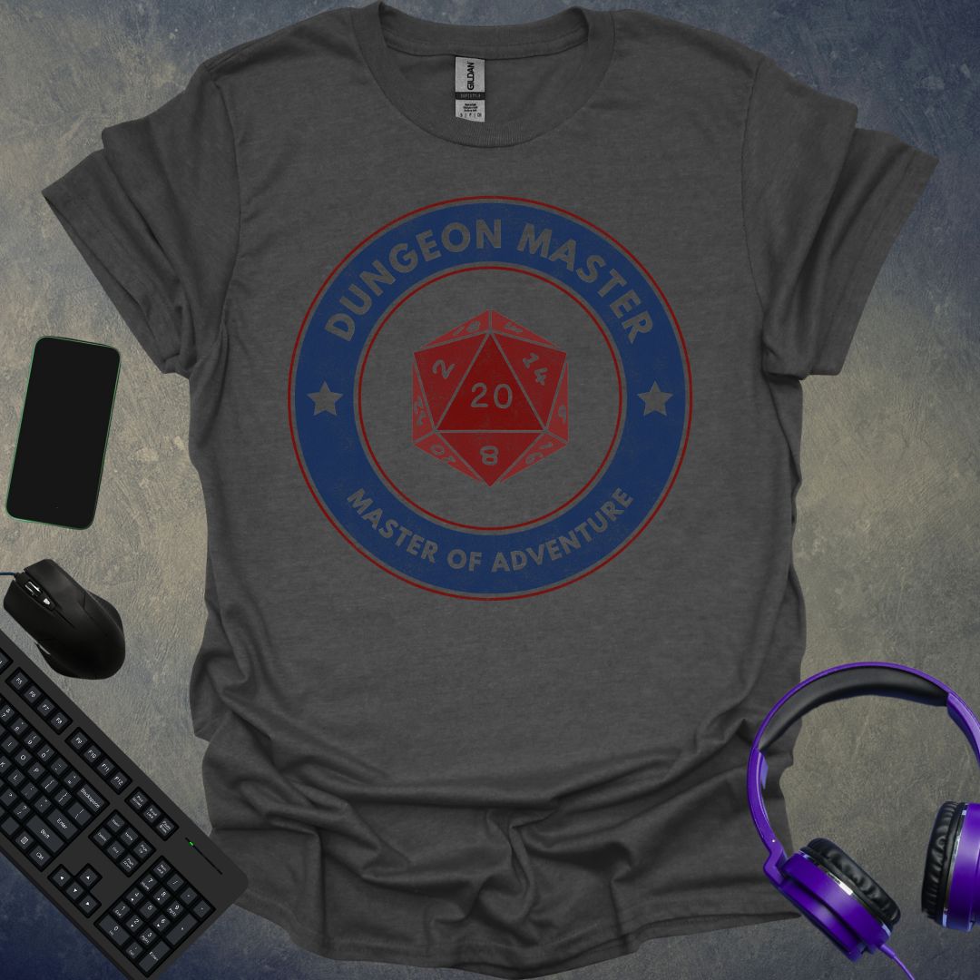 Dungeon Master Master Of Adventure T-Shirt