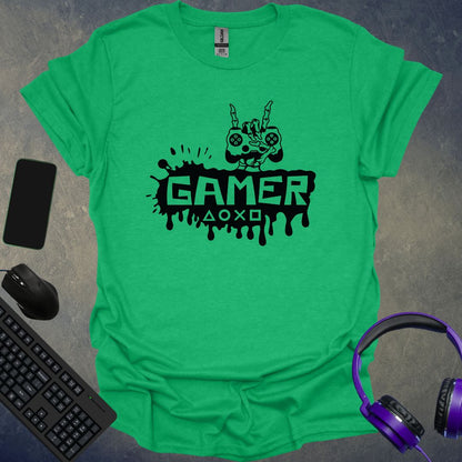 Gamer Skeleton Hand T-Shirt