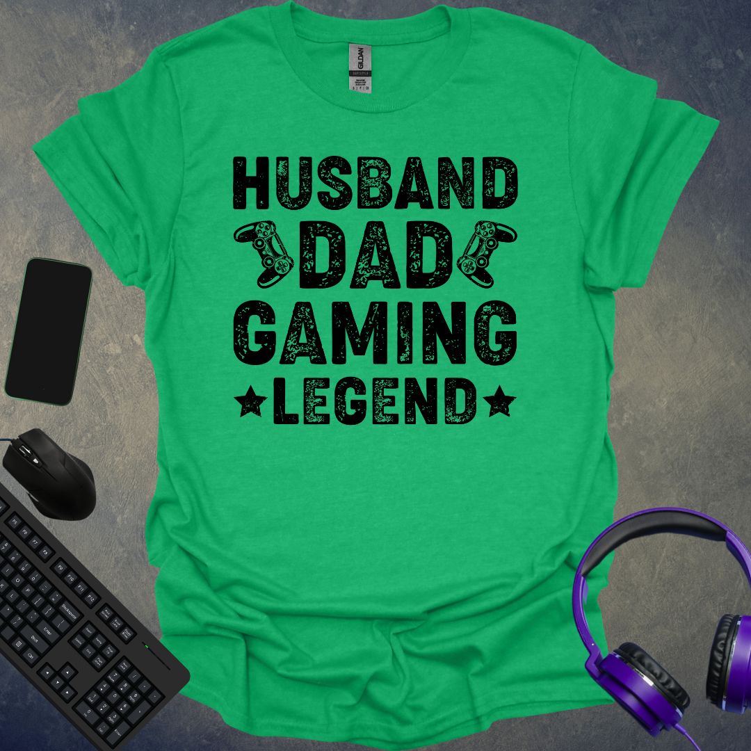 Husband Dad Gaming Legend T-Shirt