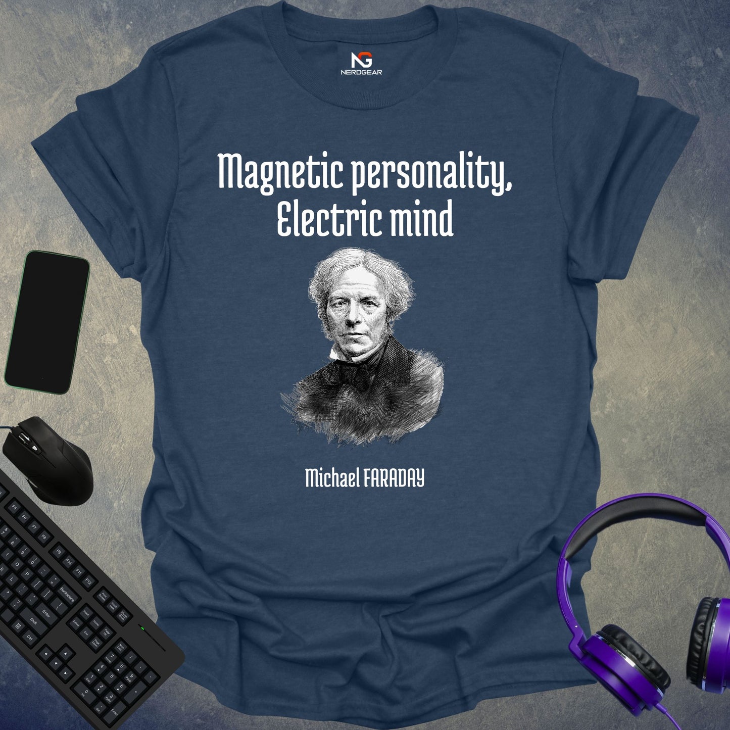 Faraday - Magnetic Personality, Electric Mind T-Shirt