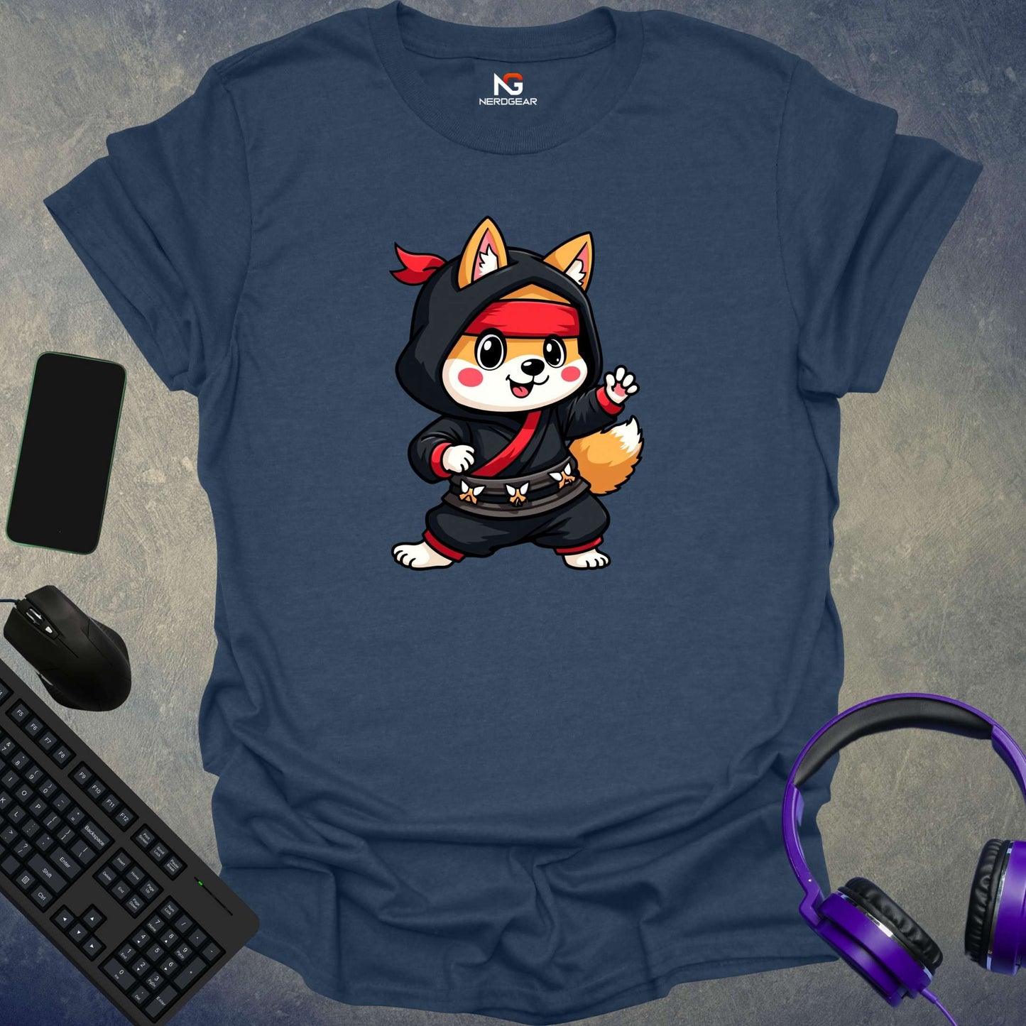 Ninja Shiba Inu T-Shirt