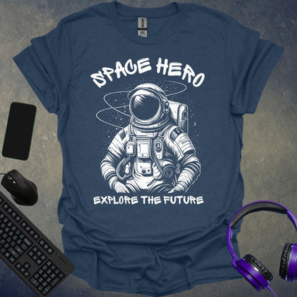 Space Hero Explore The Future T-Shirt