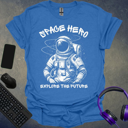 Space Hero Explore The Future T-Shirt