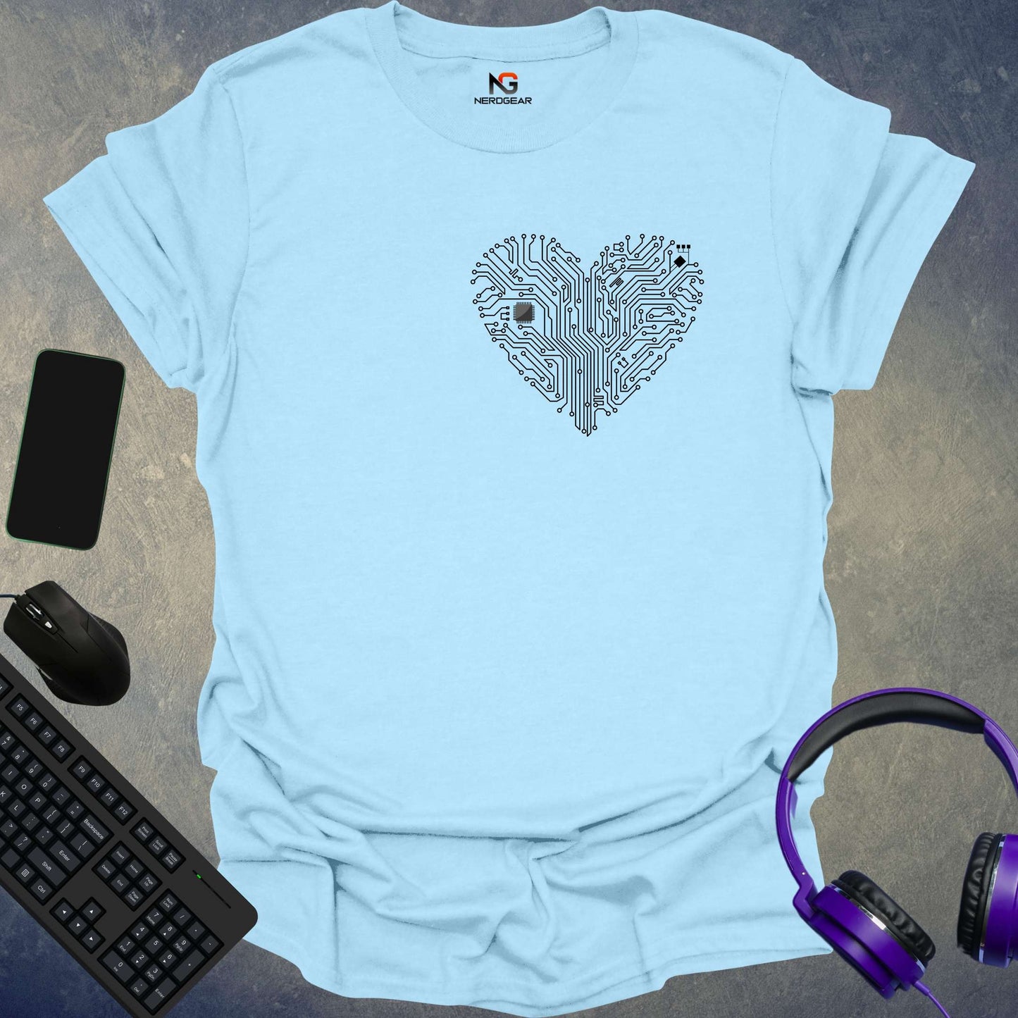 Motherboard Heart T-Shirt