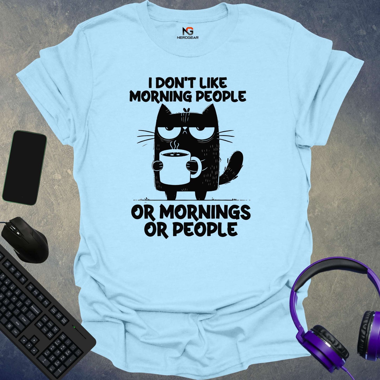 I Don't Like Morning People T-Shirt