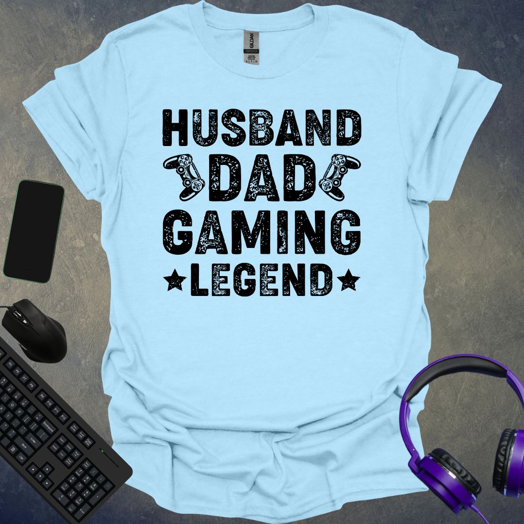 Husband Dad Gaming Legend T-Shirt