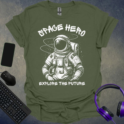 Space Hero Explore The Future T-Shirt