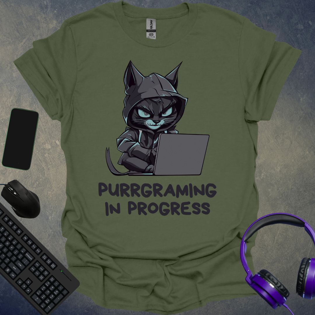 Purrgraming In Progress T-Shirt