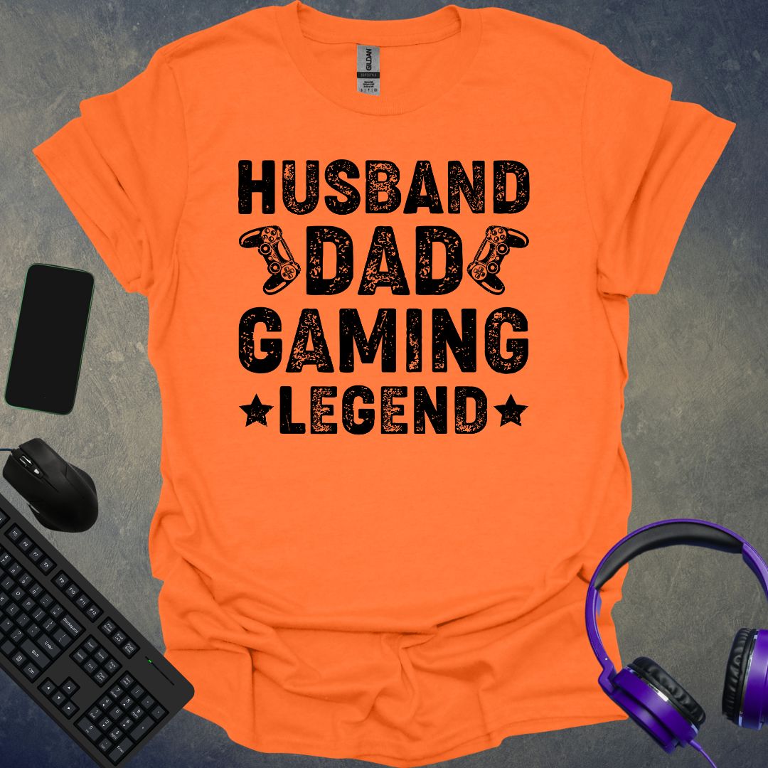 Husband Dad Gaming Legend T-Shirt