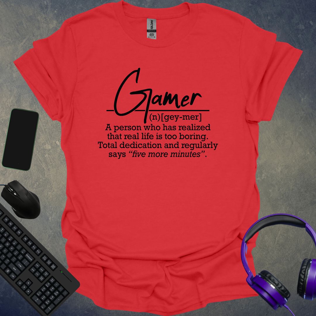 Gamer Definition T-Shirt