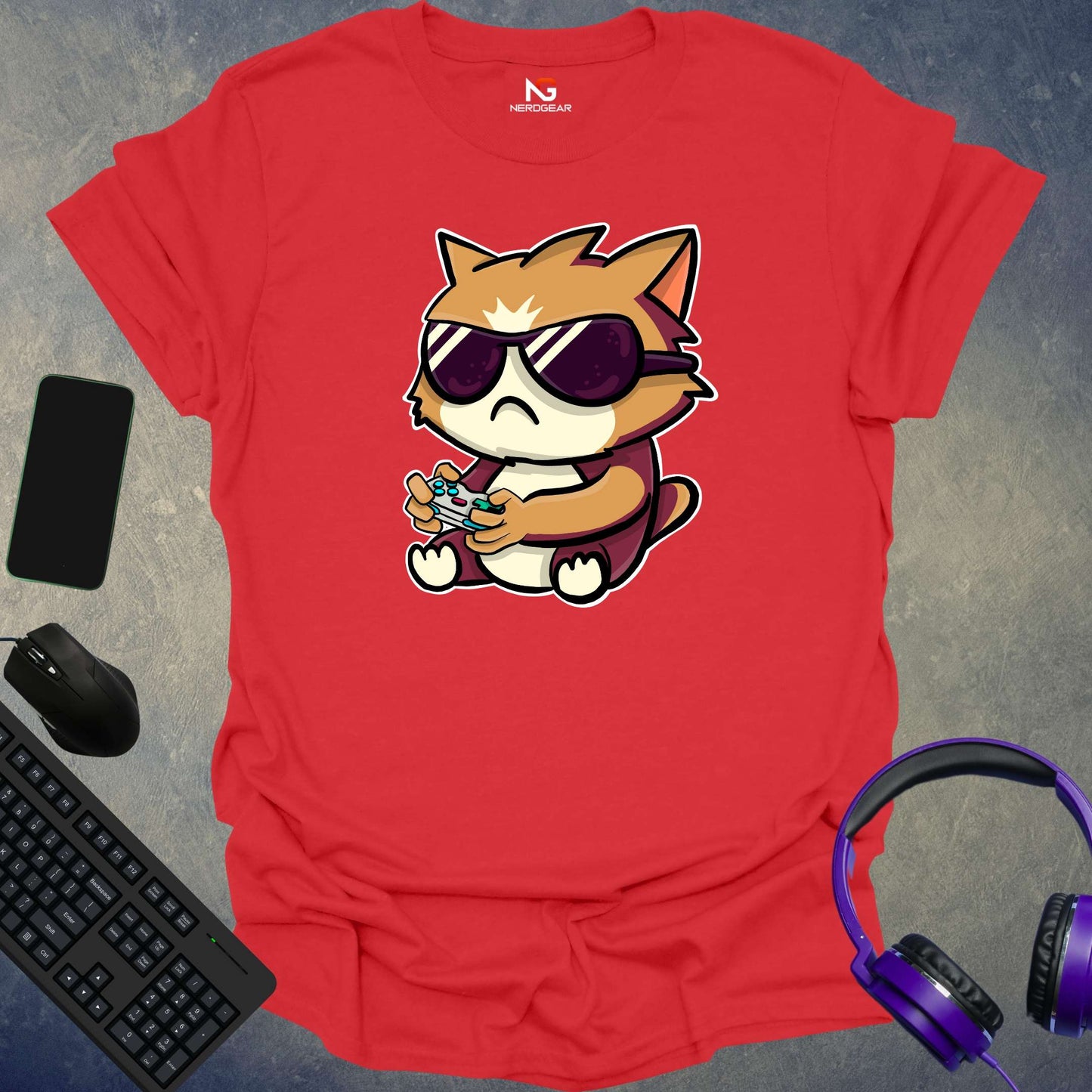 Cat Gamer T-Shirt