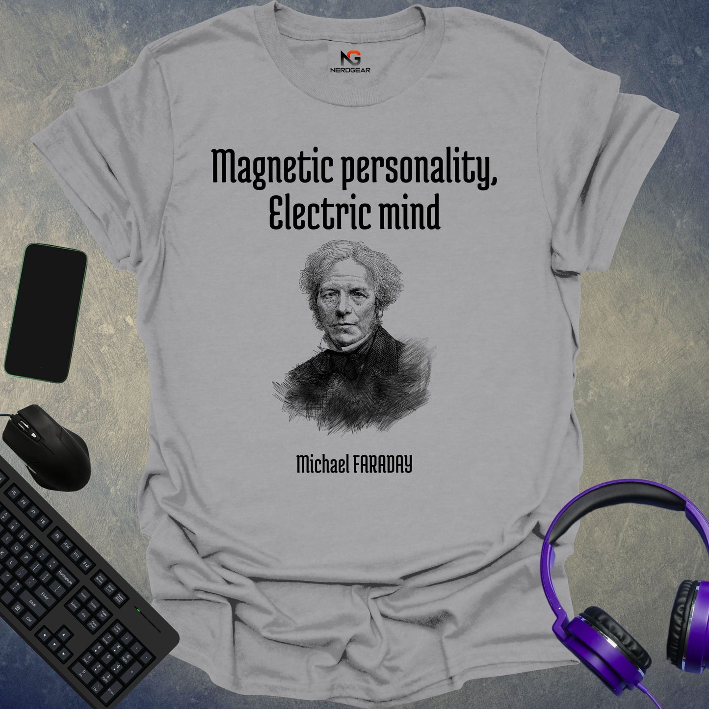 Faraday - Magnetic Personality, Electric Mind T-Shirt