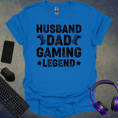 Husband Dad Gaming Legend T-Shirt