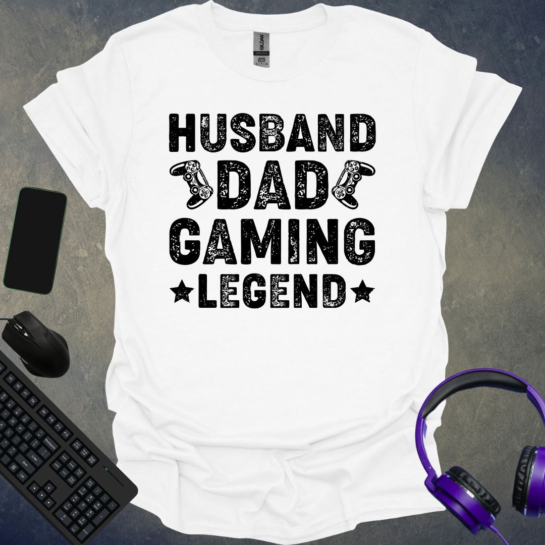 Husband Dad Gaming Legend T-Shirt