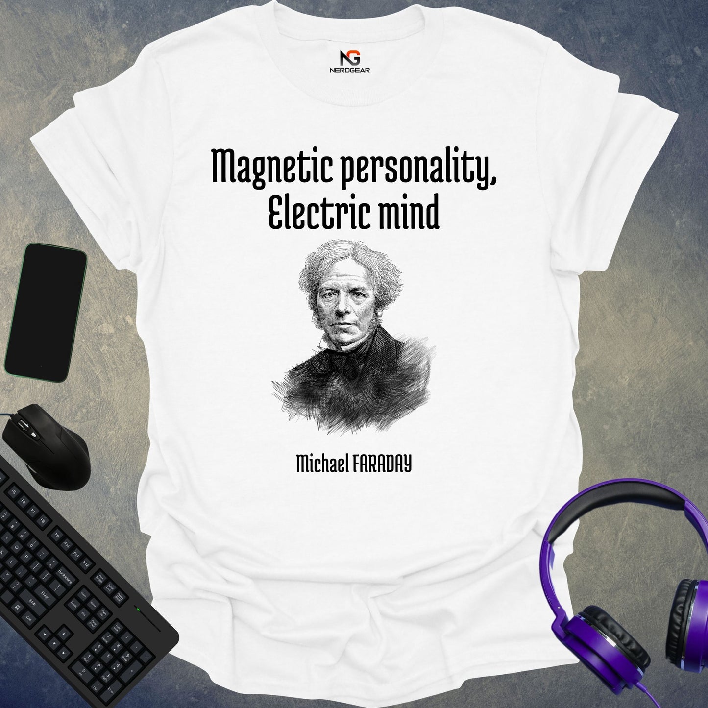 Faraday - Magnetic Personality, Electric Mind T-Shirt