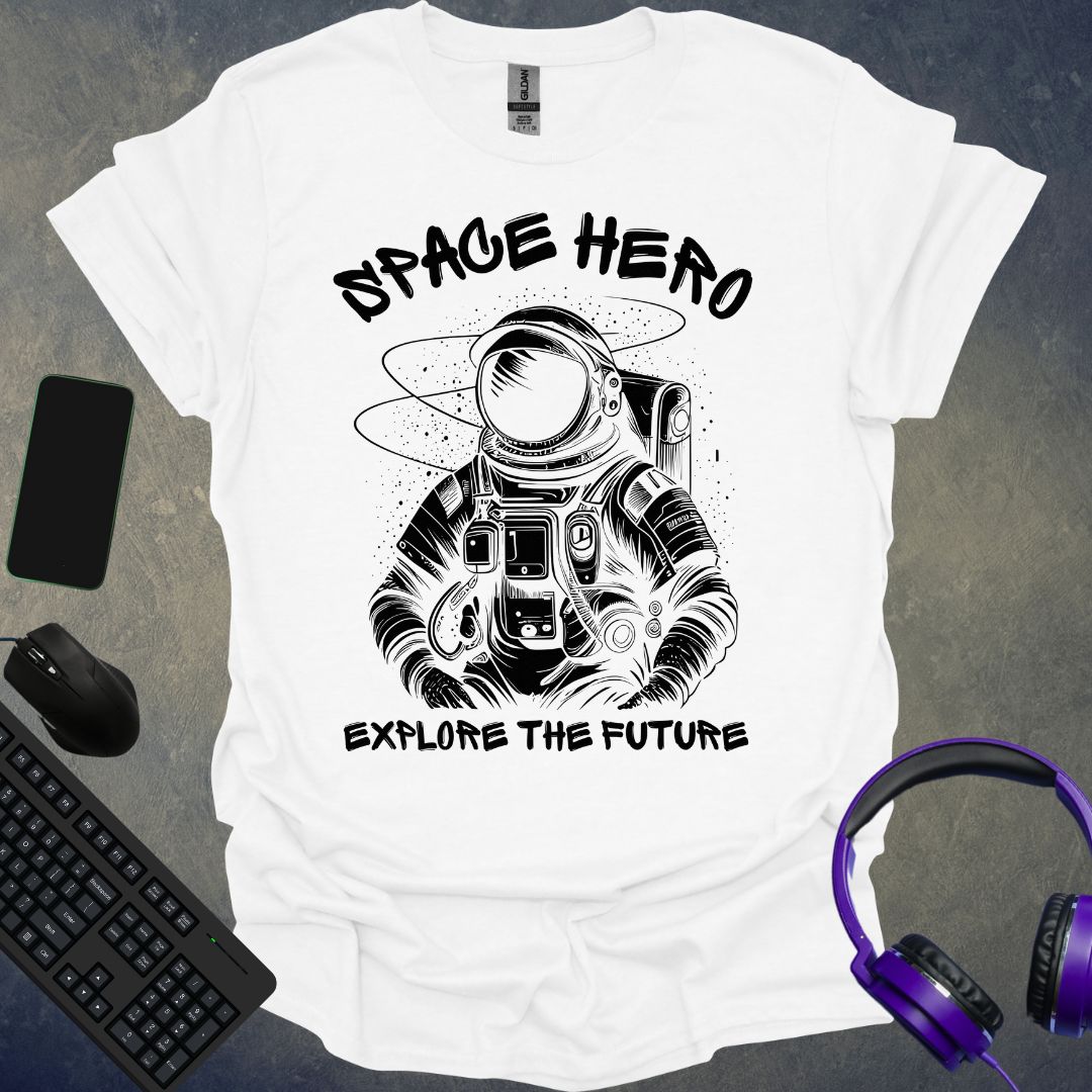 Space Hero Explore The Future T-Shirt